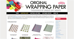 Desktop Screenshot of originalwrappingpaper.com